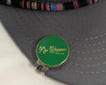 La Vida es Golf Ball Marker Green and Gold