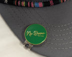 La Vida es Golf Ball Marker Green and Gold