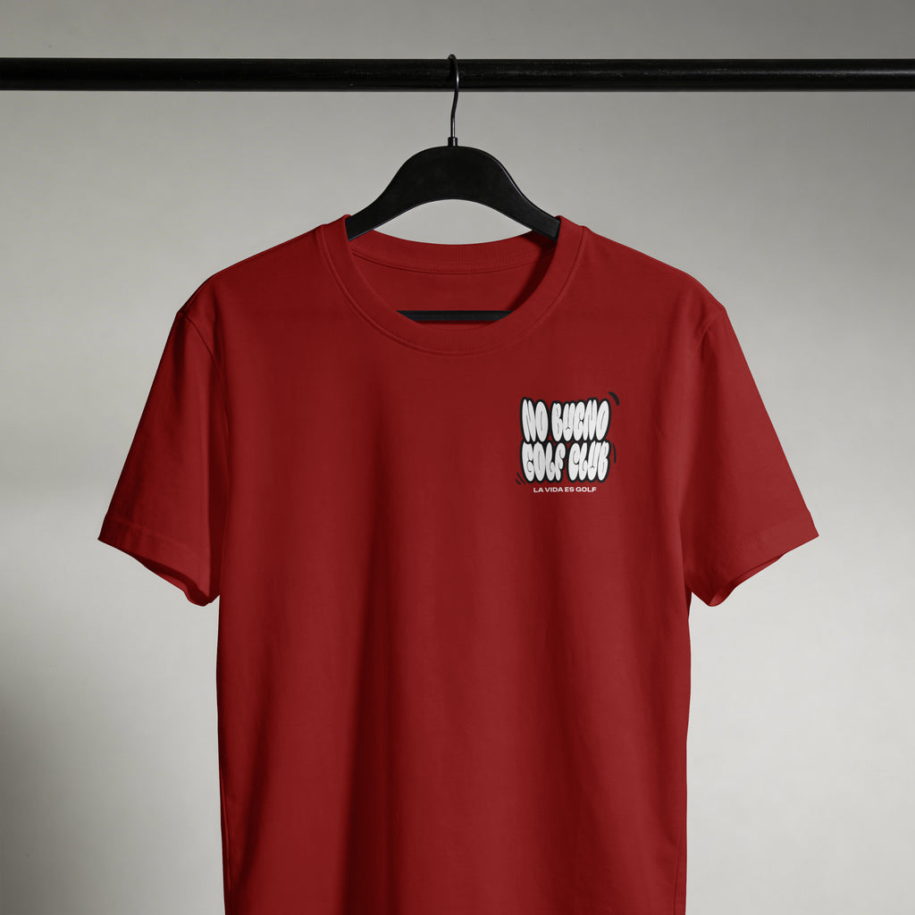 Bubble Letter T-Shirt Deep Red