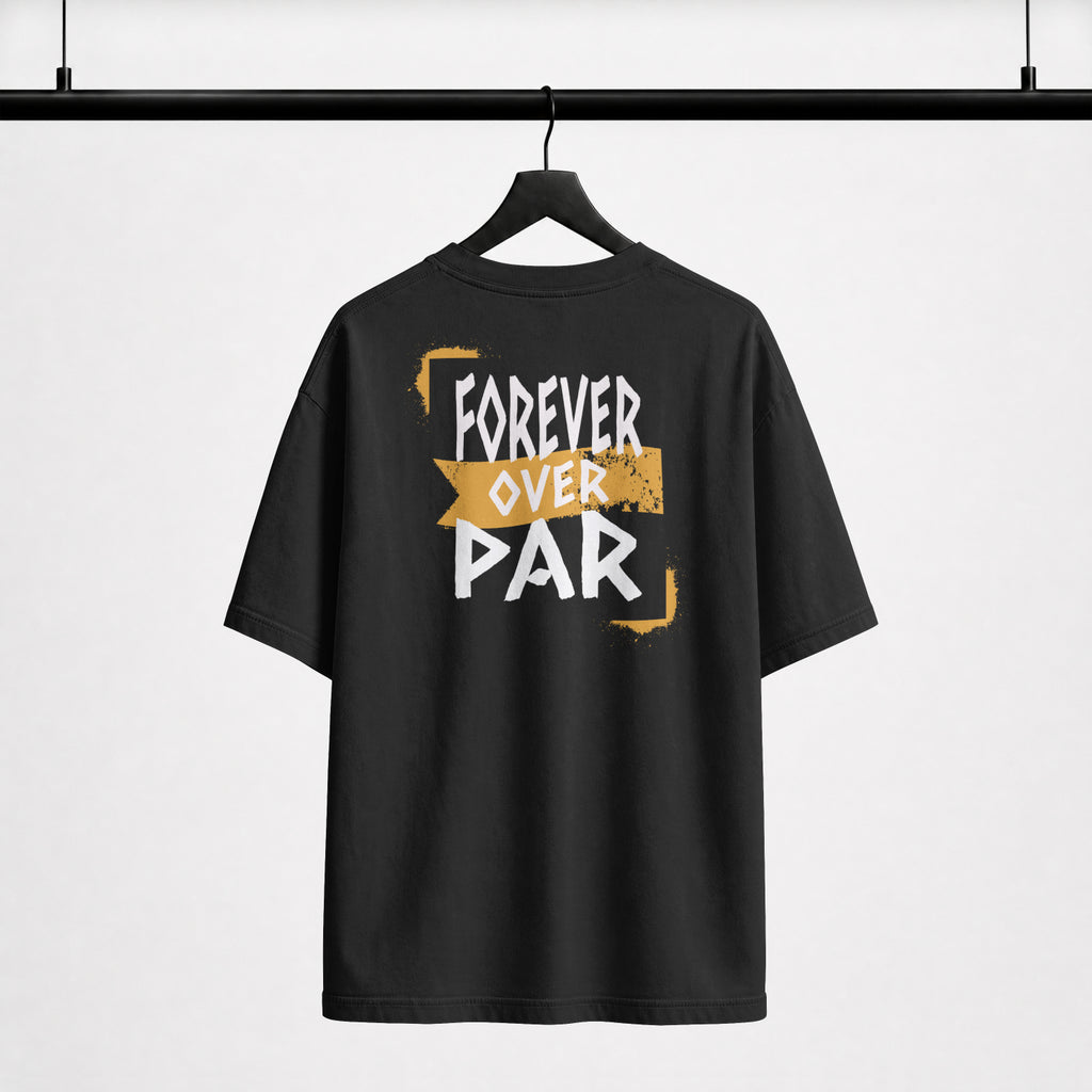 Forever Over Par T-Shirt Jet Black