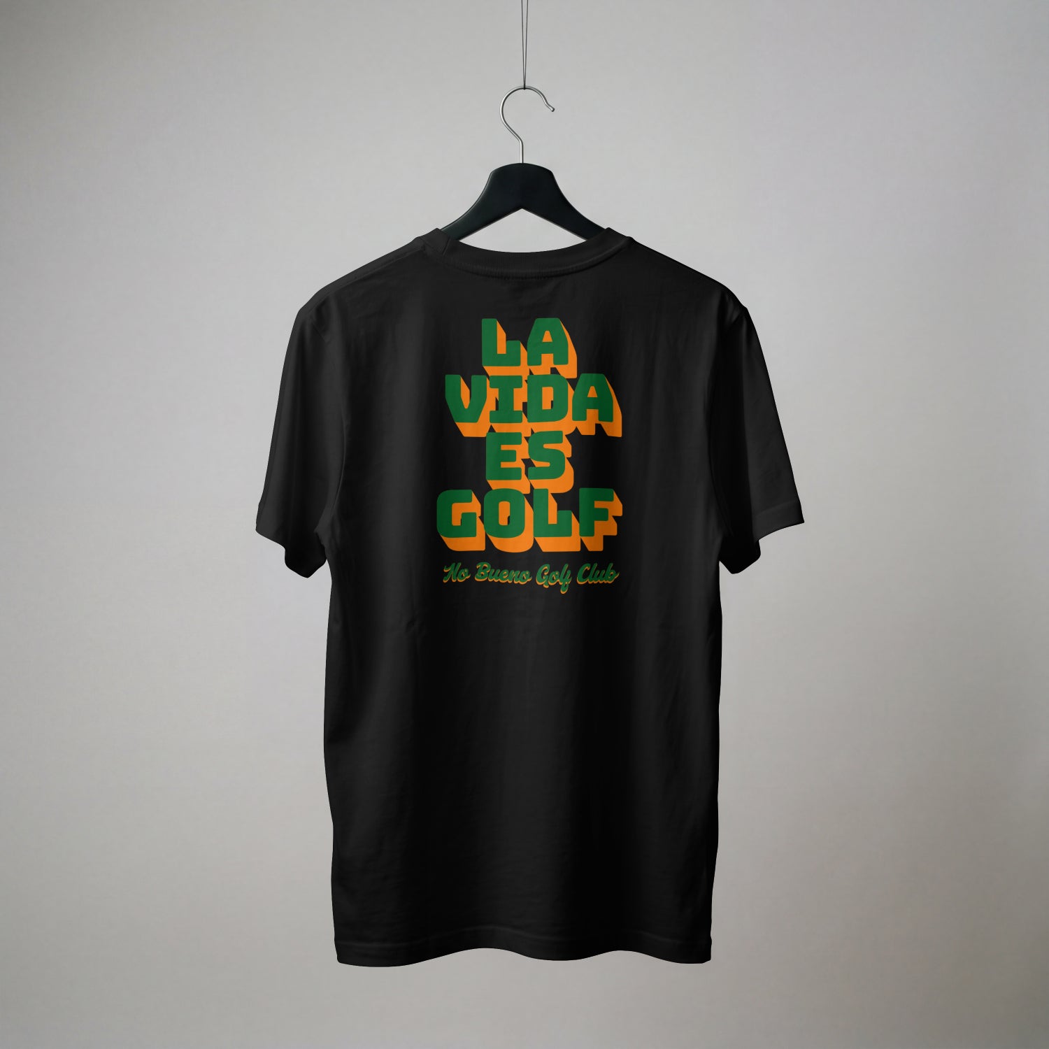 La Vida es Golf T-Shirt Black
