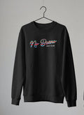 The Serape Crewneck Jet Black