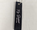 La Vida es Golf Keychain Gray