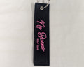 La Vida es Golf Keychain Pink