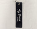 La Vida es Golf Keychain White